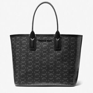 Jodie Small Logo Jacquard Tote Bag